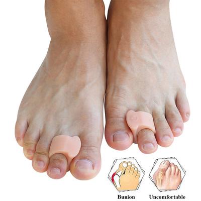 Soft Gel Toe Separators Toe Spacers Corrector for Overlapping Foot Care Tool KTY
