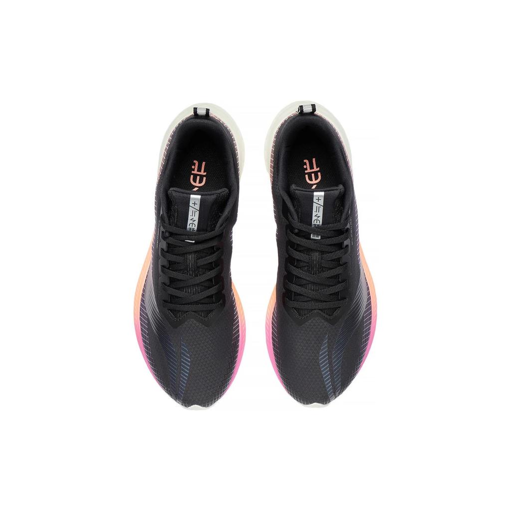 Li Ning Red Hare 5 Pro Abrasion Resistant Cushioning Slip Resistant Low top Running Shoes Men's Black Purple ARMT045-1