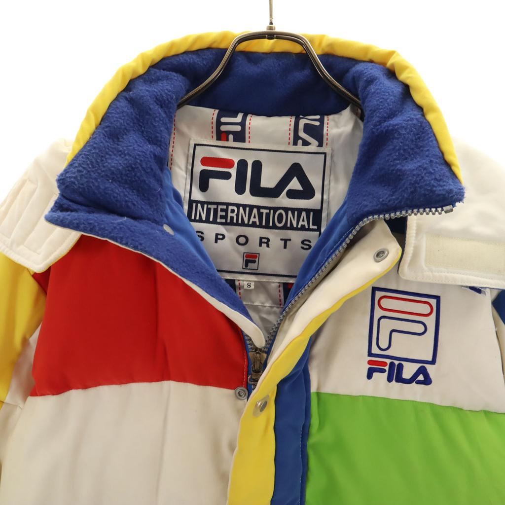 FILA SPORTS Down Jacket S Blue Men's Used