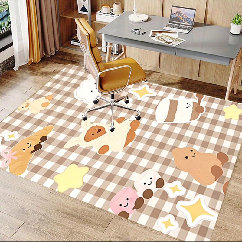 Sweet Bakery Friends Carpet For Playroom Bedroom Living Room Sofa Home Decorkids Game Area Rug Nonslip Floor Mat