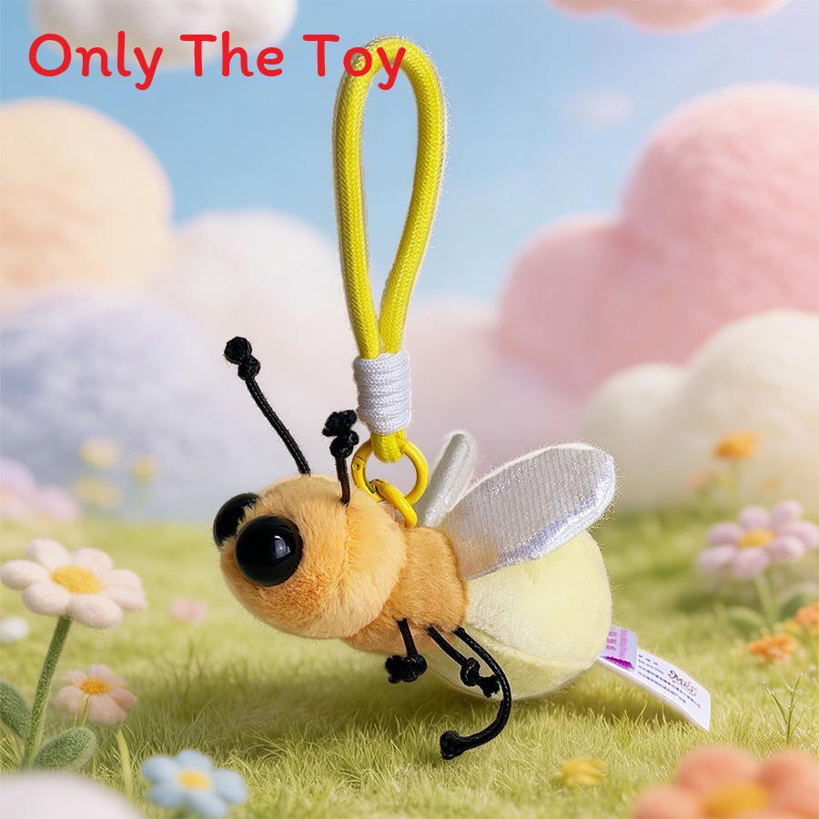 Creative Insect Plush Toy Keychain With Short Plush Material For Kids And Collectors