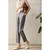 Women's Summer 2025 Japanese-Style Twill Straight-Leg Pants: Micro-Elastic, Casual Suit Pants