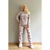 Red Hoho Patterned Women's Plush Pajama Set