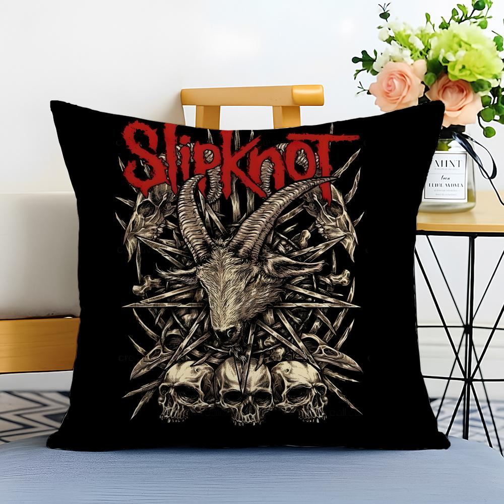 Slipknot Cushion Cover Washable Linen Pillowcase Soft for Sofa Bed Cozy Home Room Decor