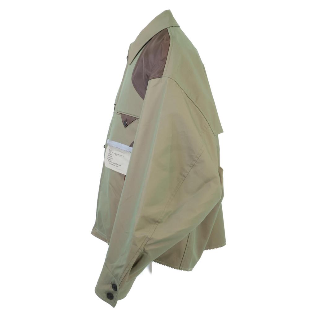 kolor [Excellent Condition/25Stainless Steel] 25SCM-G06107 INSIDEOUT MULTI TOOL BLOUSON Military Jacket 2 khakiUsed
