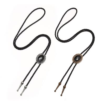 Bolo Tie for Men Carnivals Western Necktie Rhinestone Decors Halloween Necktie