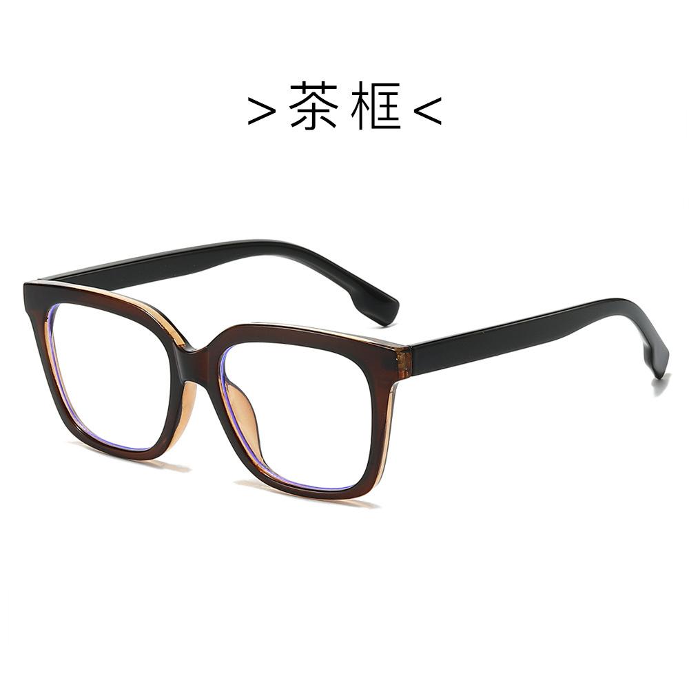 Square Sunglasses Retro Small Frame Sunglasses Big Face Concave Shape Photo Sunglasses