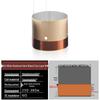 Bass Voice Coil: 8" to 15" Repair Parts (63.5, 62.8, 60.5mm Options)