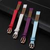 Polly Store Watch Strap Band 6mm 8mm 10mm Genuine Leather Replacement Strap 3 Spring Bars Spring Bar Removal Tool Dedicated Women's [Includes + + Box]