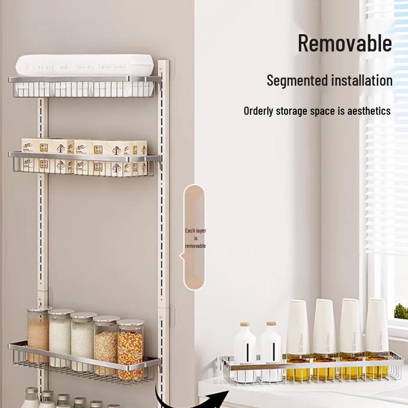Adjustable Multi-Layer Over-the-Door Storage Rack