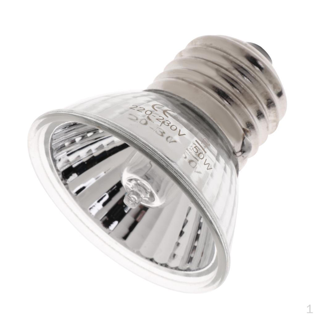25-75W UVA UVB Heat Emitter Lamp Bulb For Reptile LizardTortoise Habitat Basking 50W