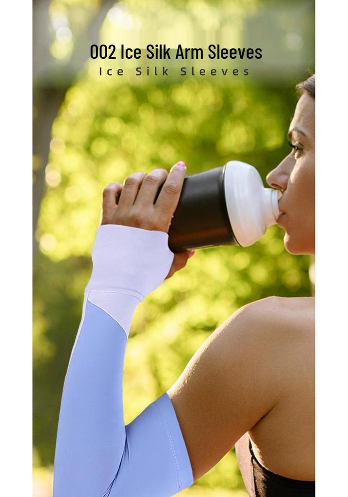 Ice Silk Sun Protection Sleeves for Outdoor Activities
