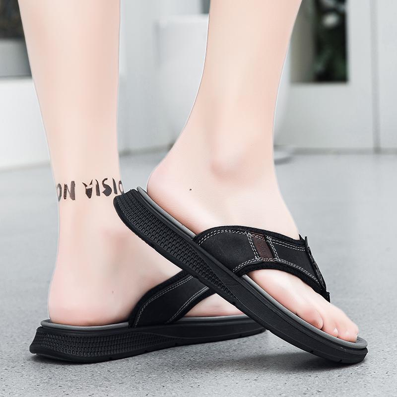 Fashion Summer casual men's slippers Breathable and Comfortable Luxury Style Outdoor leisure beach Street Plus Size Quality shoes