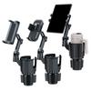 2-in-1 Car Cup Phone Mount With Adjustable Base 360-Degree Phone All Holder Travel Car Rotation Holder Smartphones Phone G4B5