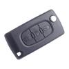 Flip Remote Key Fob Shell Case With Blade 3 Buttons Fit for Citroen C2 C3 C4 C5 C6 C8 Xsara Picasso Peugeot 307 407 308 408
