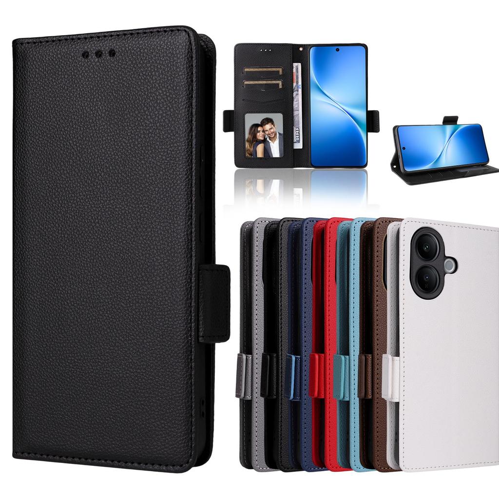 Flip Cover für Vivo V60 Lite PU-Leder Handyhülle Ganzkörperschutz [RFID-Blockierung] Schutzhüllen