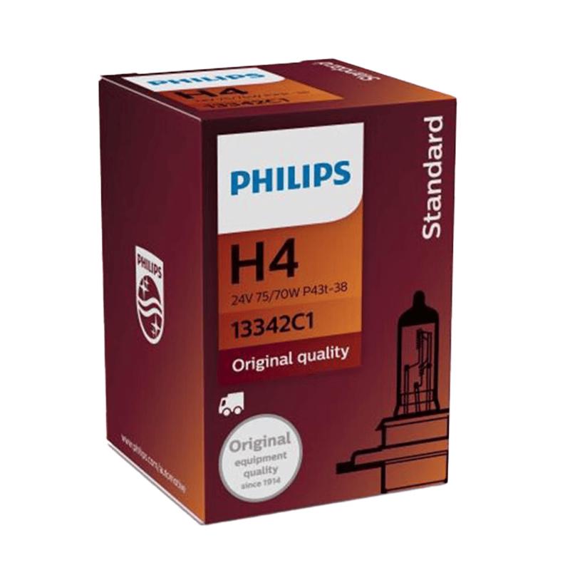 Philips H4 24V Truck Halogen Headlight Bulb