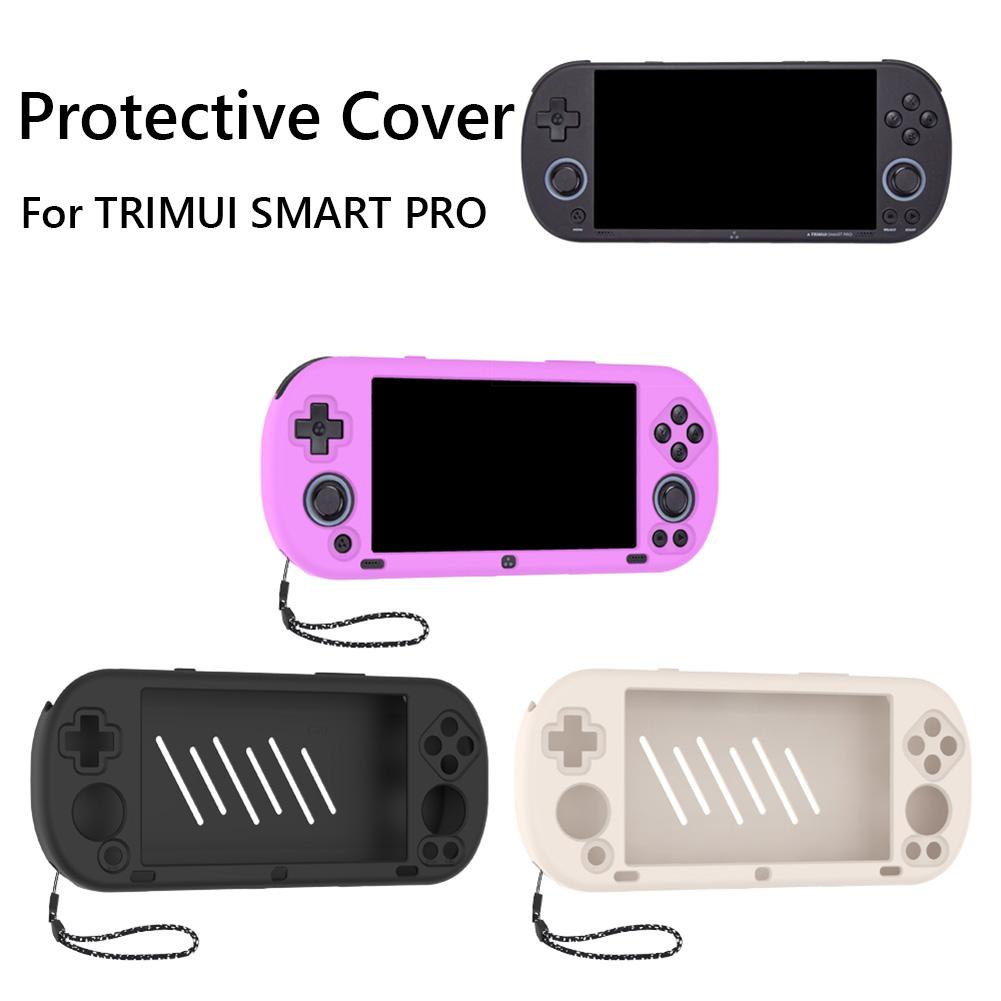 Silicone Case Protective Case Non-Slip Protector Shell Sleeve Soft Skin Cover Case for Trimui Smart Pro Game Console Accessories