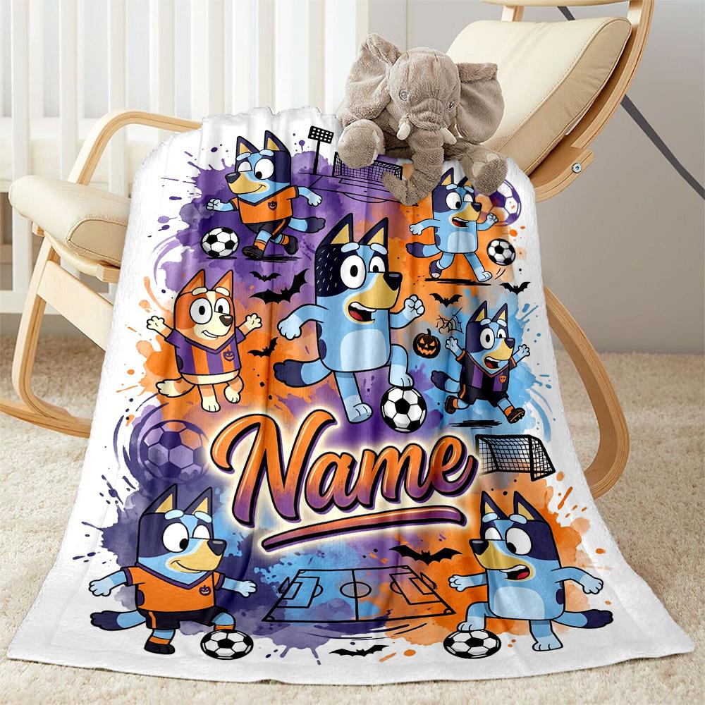 Winter Sports Celebration Customize Text Blanket Throw Customizable Blanket Warmthful Decor for Chair Nap Bed Office Chair Ideal for All Seasons