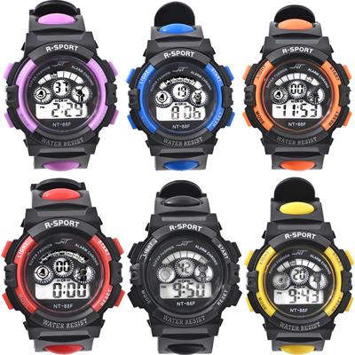 Orologi per bambini Orologio digitale LED luminoso per studenti Orologio da polso per ragazzi