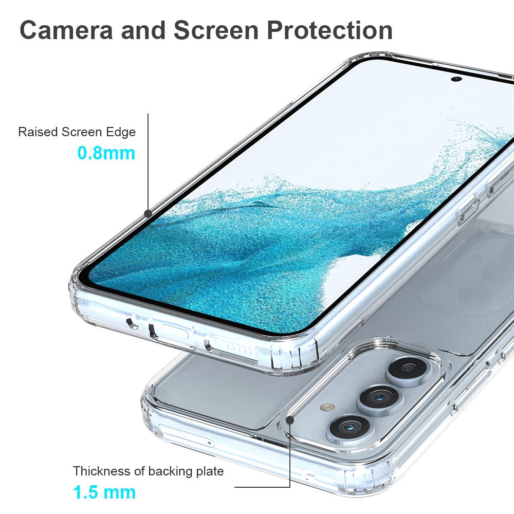 For Samsung Galaxy A54 5G Anti-Yellowing Acrylic TPU Clear Phone Back Cover Drop-Proof Mobile Phone Case