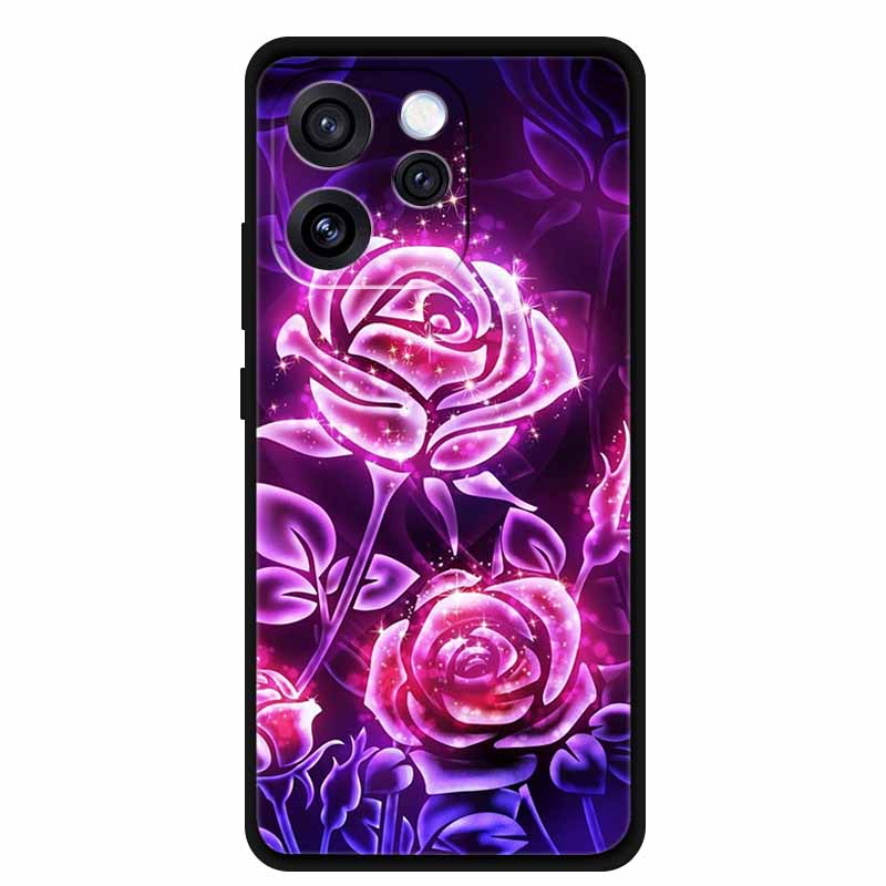 Phone Case for Oppo Reno15 Soft TPU Silicone Cover for OPPO PLW110 6.32" Black Case For Oppo Reno 15 5G Fashion Cool Coque Shell