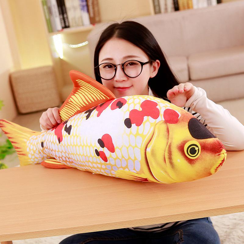 Koi Plush Pillow Toy - Children's Ragdoll & Cushion Birthday Gift
