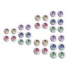 10Pcs Round Doll Eyes Googly for Teddy Bear Scrapbook Projects DIY Craft Supplies