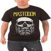 Admat Bearded Skull Band Logo Official Mens Black T Shirt Size S