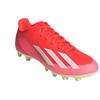 Adidas X Crazyfast.4 MG (Gel Short Studs) Shock Absorbing Durable Support Soccer Shoes Unisex Soccer Shoes Red IG0616