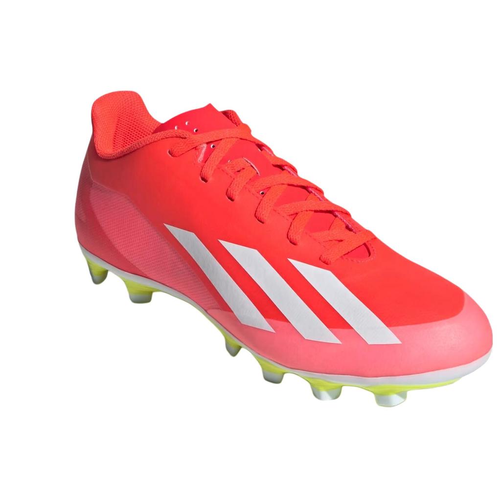 Adidas X Crazyfast.4 MG (Gel Short Studs) Shock Absorbing Durable Support Soccer Shoes Unisex Soccer Shoes Red IG0616