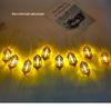 Creative Middle Eastern Star & Moon LED String Lights - Iron Art Festive Décor