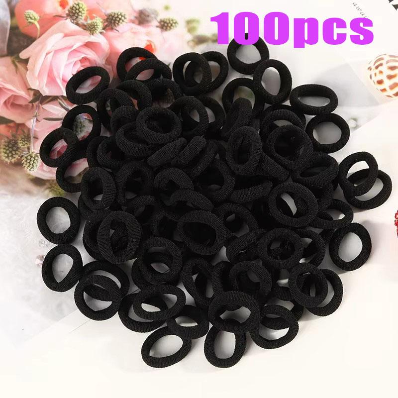 Small Rubber Band High Elasticity Does Not Hurt The Hair Multi Color System 2 Cm Diameter