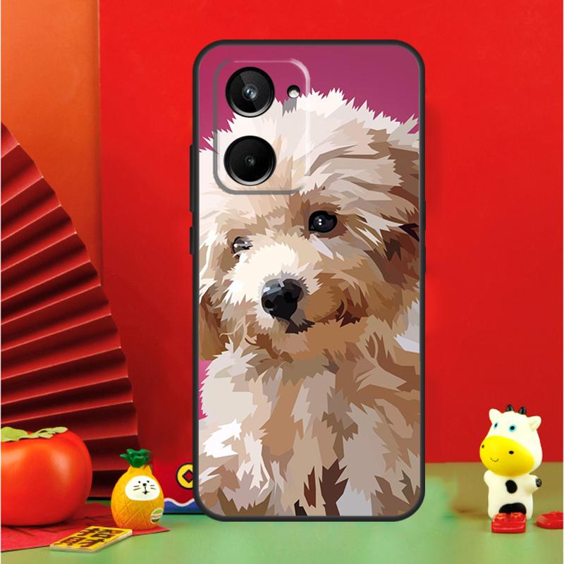 Cure Cartoon Poodle For Realme 15 Pro GT7 GT6 10 11 12 13 14 Pro Plus C67 C63 C61 C55 C51 C53 C35 C75 C65 Case