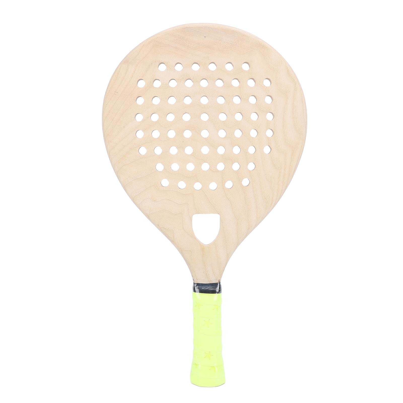 Beach Tennis Paddle Lightweight Wooden Beach Tennis Racket Better Control Anti Slip