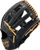 ZETT Soft Steer Baseball Black X Pastel Brown Size 6 Glove, All-Around, Left-Handed Throw, (1932), (BRGB35540F)