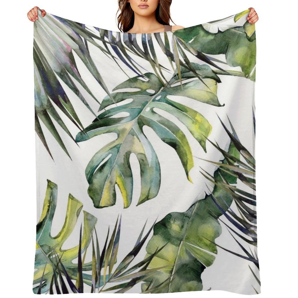 TROPICAL GARDEN 2 Throw Blanket Beach valentine gift ideas For Sofa Thin Luxury Blankets