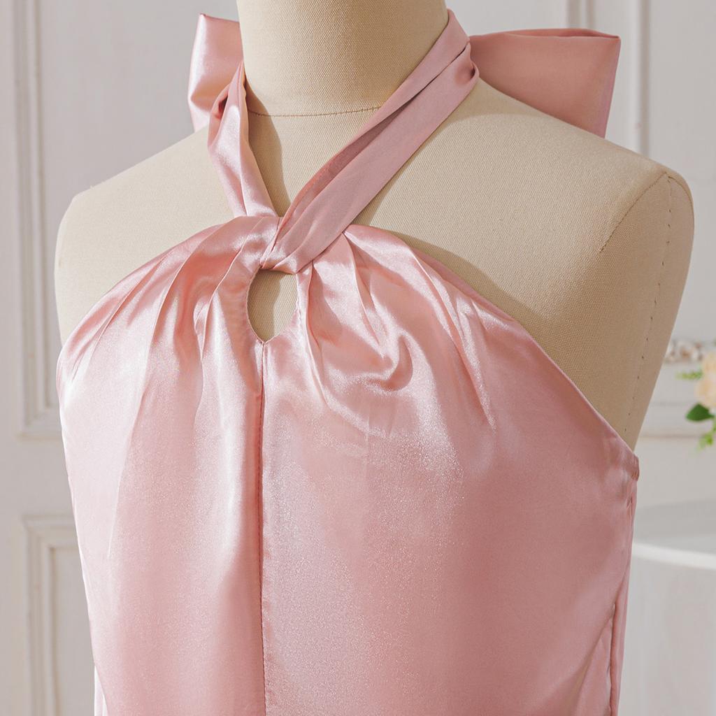 Flower Girl Princess Dress For Weddings Summer Kid Formal Bow Long Gown For School Evening Party Children New Year Cloth ALP653