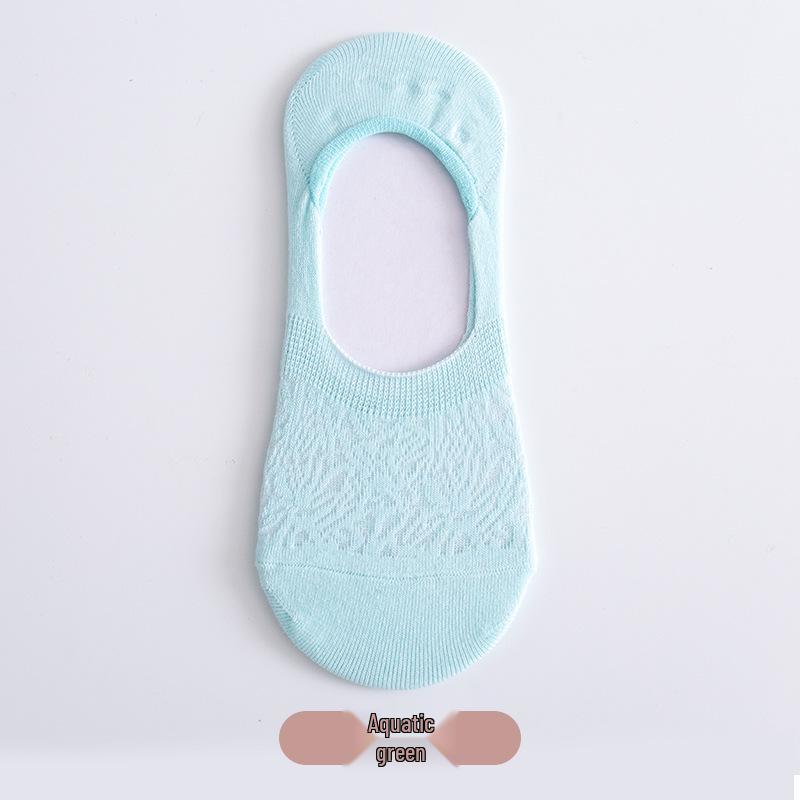 Women's Breathable Non-Slip Low-Cut Invisible Mesh Socks for Summer