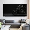 RELIABLI ART Motorbike Pictures Black and White Cool Motorcycle Road Painting Modern  Landscape Wall Art Living Room No Frame