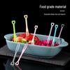 Shixun Individually Wrapped Heart-Shaped Plastic Fruit Forks