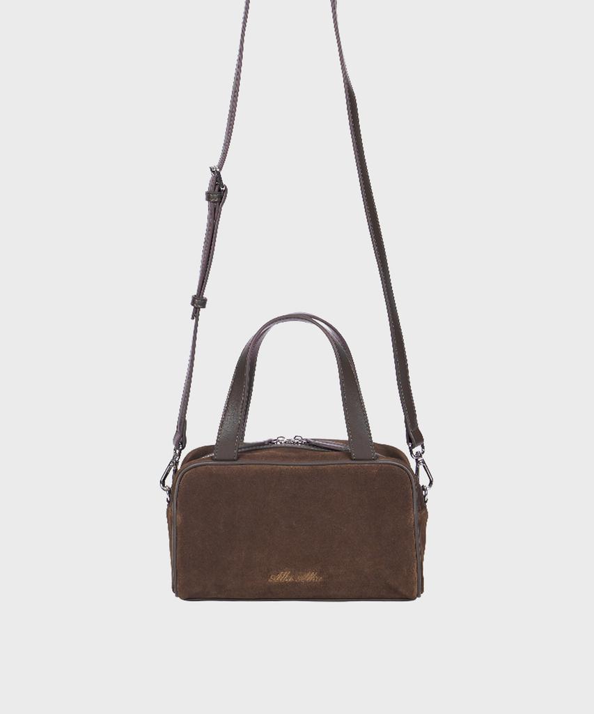 Alki Alka Mini Square Tote Bag_Suede (Suede Brown)