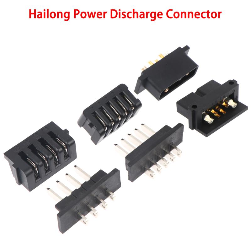 1Pair Hailong Power Discharge Connector 4Pins/5Pins/6Pins Male And Female Ebike Parts Power Plug