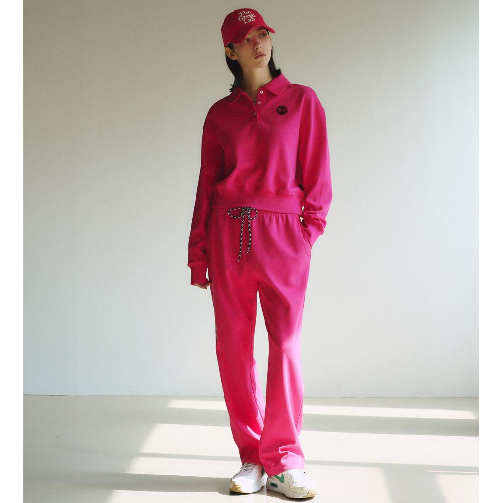 THE GREEN LAB Embroidered Ball Cap [Pink]