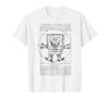 SpongeBob Da Vinci Bob Sketch Poster T-Shirt