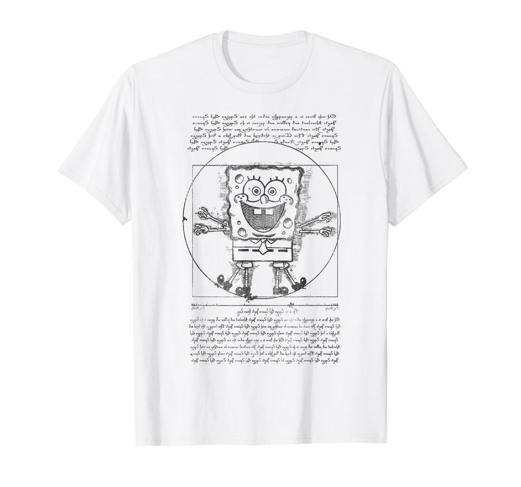 SpongeBob Da Vinci Bob Sketch Poster T-Shirt