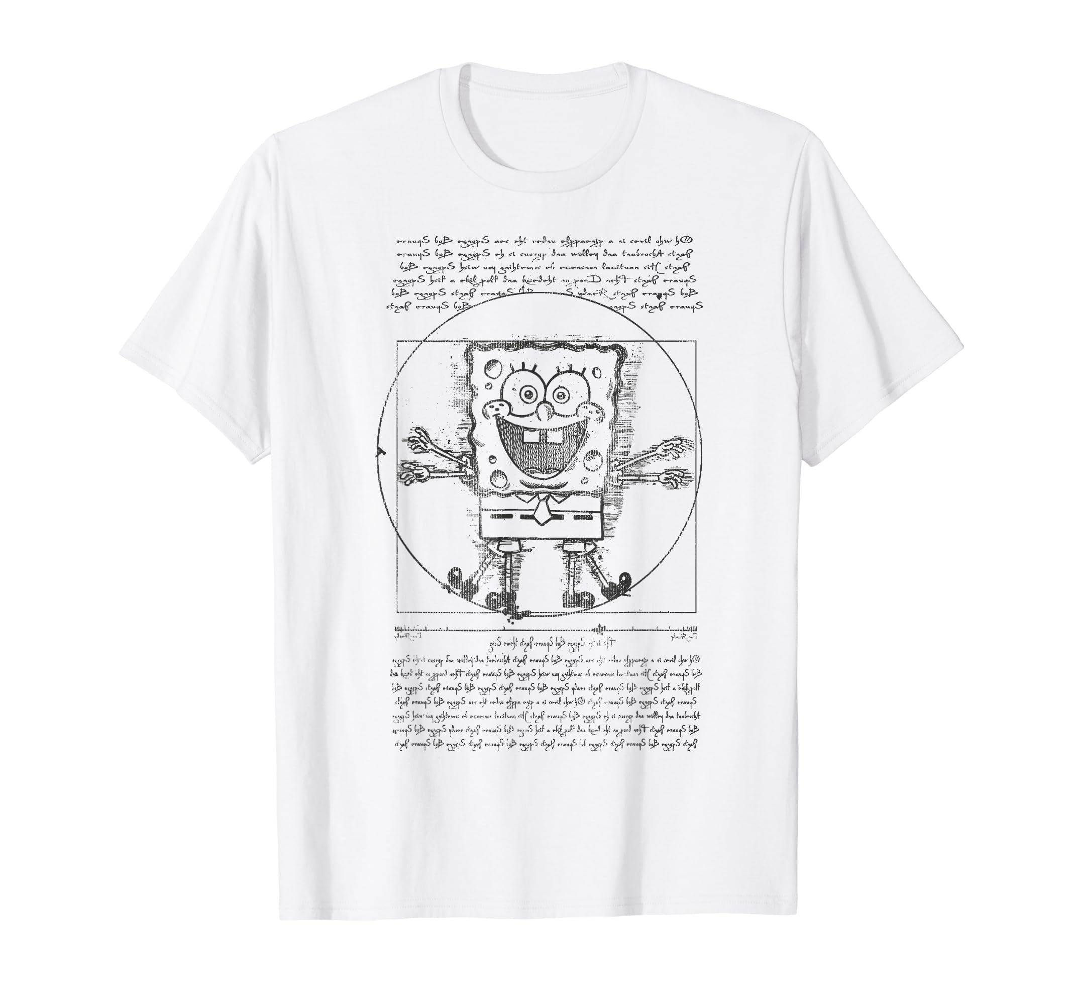 

SpongeBob Da Vinci Bob Sketch Poster T-Shirt
