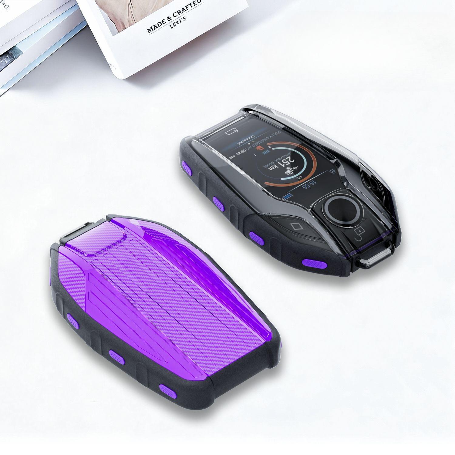 

TPU Car Key Case Cover Set for BMW G30 G12 G11 G32 G31 5 7 Series I8 I12 I15 G01 X3 X4 G02 G05 X5 G07 X7 Accessories LED Display