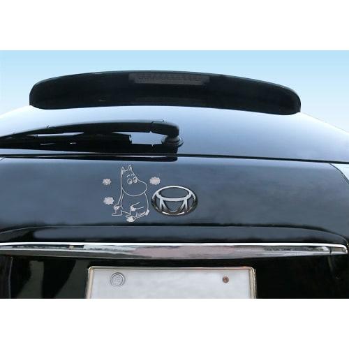 Akiho MOOMIN Moomin Emblem Sticker Silver FS008