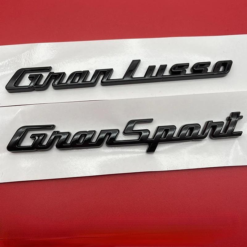 Autocollant Logo Badge Lettres Gransport Granlusso pour Coffre de Voiture Emblème d'Aile GTS Coupe Quattroporte Accessoires